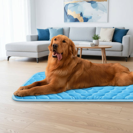 Self-Cooling Dog Mat with Portable Design | Lightweight Pet Bed for Hot Weather Comfort
