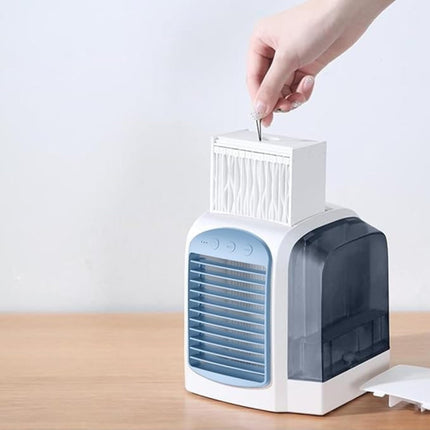 Portable Evaporative Air Cooler Fan with Oscillating Function | Whisper-Quiet Cooling for Personal Spaces