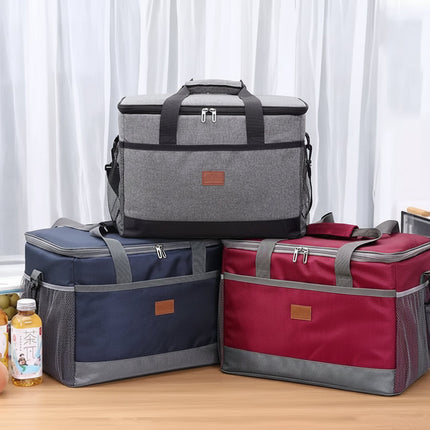 Insulated Cooler Bag with Zippered Top Closure | Lightweight Design for Food & Drinks on the Go