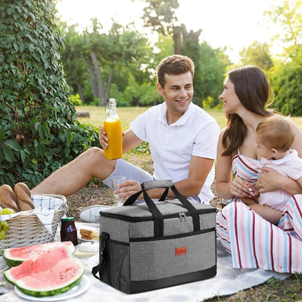 Insulated Cooler Bag with Zippered Top Closure | Lightweight Design for Food & Drinks on the Go