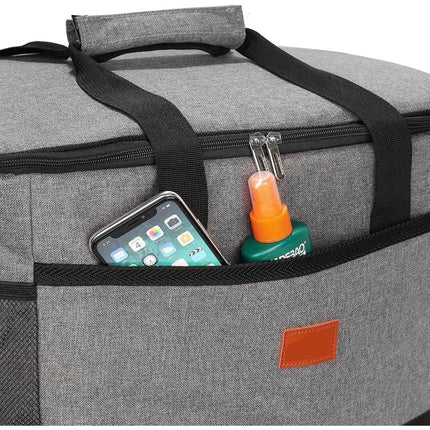 Insulated Cooler Bag with Zippered Top Closure | Lightweight Design for Food & Drinks on the Go