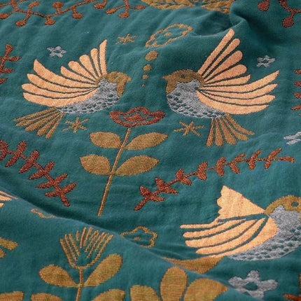 Cooling Throw Blanket with Reversible Design | Soft Cotton Layer for Stylish Home Decor