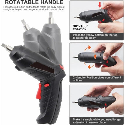 Cordless Electric Drill and Screwdriver with Compact Design | 2-in-1 Tool for DIY Projects and Home Repairs