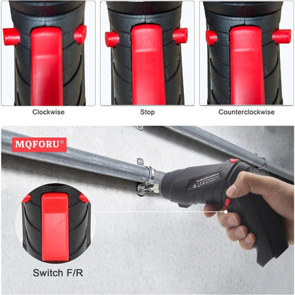 Cordless Electric Drill and Screwdriver with Compact Design | 2-in-1 Tool for DIY Projects and Home Repairs