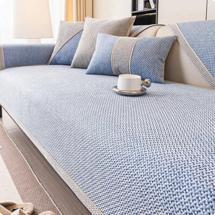 Cotton Sofa Cover Protector with Non-Slip Fit | Everyday Stain and Wear Protection for Elegant Home Décor