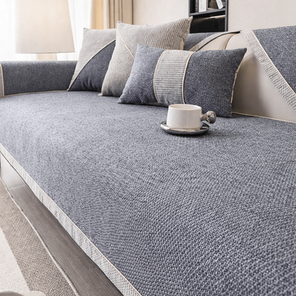Cotton Sofa Cover Protector with Non-Slip Fit | Everyday Stain and Wear Protection for Elegant Home Décor