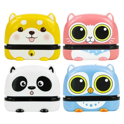 Custom Name Stamp with Cute Animal Designs | Quick Identification for Kids' Clothing and Supplies