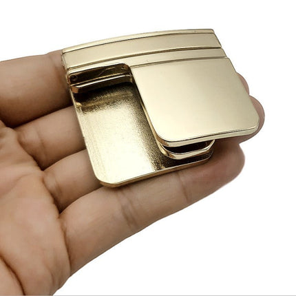 Adjustable Clip-On Waist Buckle for Loose Trousers, No Sew No Belt Waistband Tightener in Black, Gold and Silver