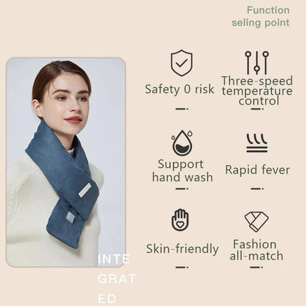Heated Winter Scarf, Electric Heated Scarves with 3 Heat Settings – image 6