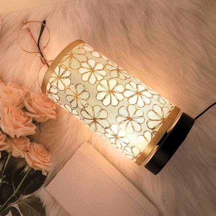 Floral USB Table Lamp with Sunflower Design | Warm Ambient Lighting for Cozy Spaces