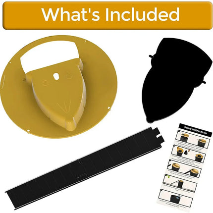 Mouse Trap Bucket Lid with Flip and Slip Plank and Ramp, Bucket Rat Trap for Mice and Rats