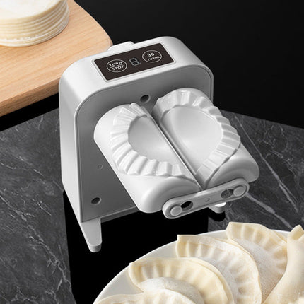 Automatic Dumpling Maker Press for Uniform Crimped Dumplings, Countertop Kitchen Tool for Family Cooking