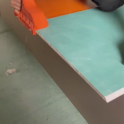 Manual Edge Trimming Tool with 45, 60, 90 and 120 Degree Blades for Gypsum, Softwood and Plastic