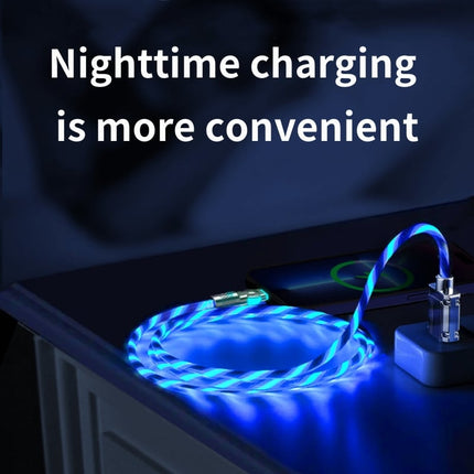 USB C Cable with LED Light, 540 Degree Rotating Fast Charging Cable, iPhone Charging Cable, Phone Charger Cord – image 13