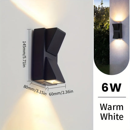 Modern LED Outdoor Wall Light with Waterproof Design | Energy Efficient Illumination for Porch or Garden