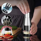 Vegetable Chopper, Stainless Steel Garlic Press, Manual Food Chopper for Onion and Chili, Garlic Mincer Kitchen Tool