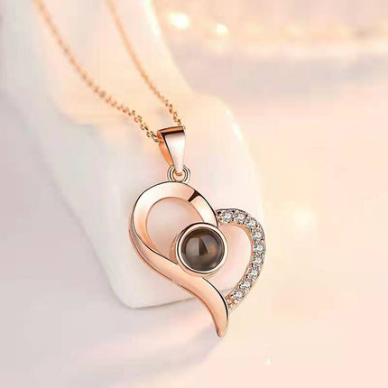 Romantic Rose Gift Box with Adjustable Necklace | Perfect for Valentine's Day