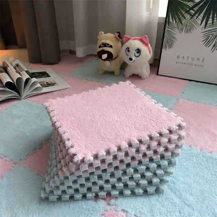 Plush Puzzle Tiles Set for Kids with Non-Toxic Foam | Safe & Soft Play Mat