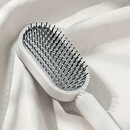Self-Cleaning Hair Brush with Easy Detangling | Effortless Styling for All Hair Types