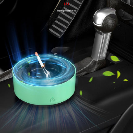Smart Ashtray with Built-in Smoke Sensor | Odor-Controlled Design for Clean Living Spaces