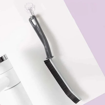 Crevice Cleaning Brush, Narrow Bristle Brush for Window Tracks, Sliding Doors and Keyboards, Home and Car Use