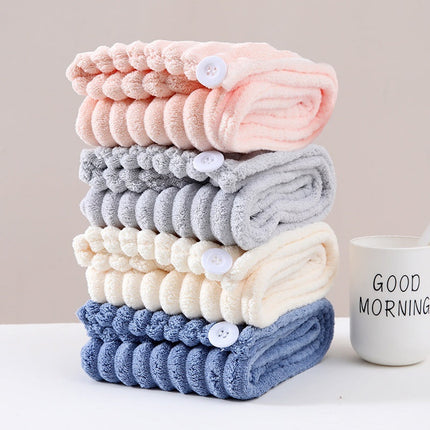 Ultra Absorbent Hair Towel for Fast Drying | Microfiber Material for Quick Hair Care
