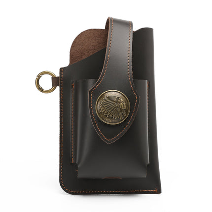 Premium Leather Phone Holster with Secure Belt Clip | Stylish Protection for Your Device
