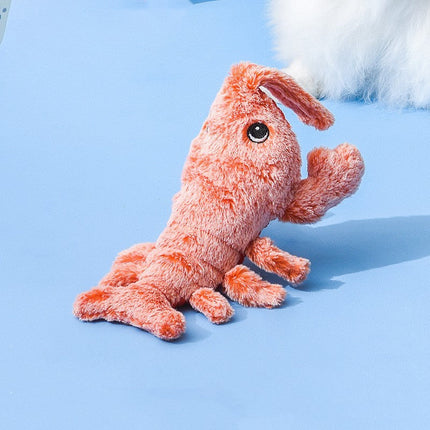 Interactive Wiggling Lobster Pet Toy with Squeaker | Stimulating Fun for Dogs and Cats
