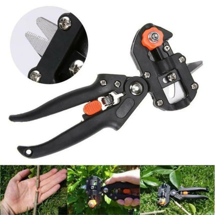 Garden Pruning and Grafting Tool with Sharp Blades and Ergonomic Grip for Shaping and Grafting