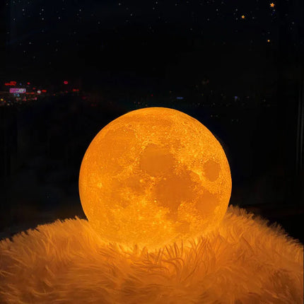 Moon Lamp with Adjustable Brightness | Unique Night Light for Relaxing Ambiance