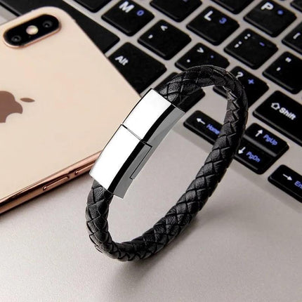 USB Charging Bracelet Cable with Durable Tangle-Free Design | Convenient Accessory for Fast Charging