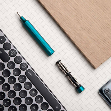Magnetic Screwdriver Set 24-in-1 with Interchangeable Bits, Pocket-Size Repair Kit for Phones, Computers and Clocks