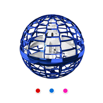 Flying Ball, Flying Orb Ball with LED Lights, Boomerang Ball Spinner Toy, Hand Thrown Flying Toy for Kids