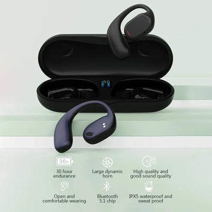 Bone Conduction Earbuds with Comfortable Fit | Wireless Design for Clear Sound