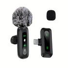 Wireless Microphone for iPhone, Lavalier Microphone USB C, Clip On Lapel Mic, Podcast Microphone for Vlog and Interview
