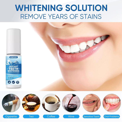 Teeth Whitener, Instant Teeth Whitening Polish for Coffee and Wine Stains, Peroxide Free Tooth Polish for Whiter – image 6