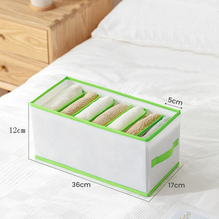 Foldable Clothes Storage Organizer for Drawers, 5 Sizes from 36 x 17 x 12 cm to 44 x 28 x 22 cm for Closet and Wardrobe