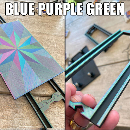 Card Slider for Card Games, Playing Card Holder with Multi Color Rails, Board Game Accessories for Family Game Night