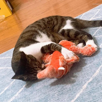 Interactive Wiggling Lobster Pet Toy with Squeaker | Stimulating Fun for Dogs and Cats
