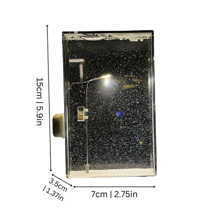 Winter Snowfall Lamp with Soft LED Glow | Enchanting Decorative Lighting for Cozy Home Ambiance