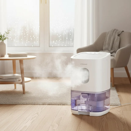 Portable Dehumidifier for Home with Compact Design | Quiet Moisture Control for Comfortable Indoor Air