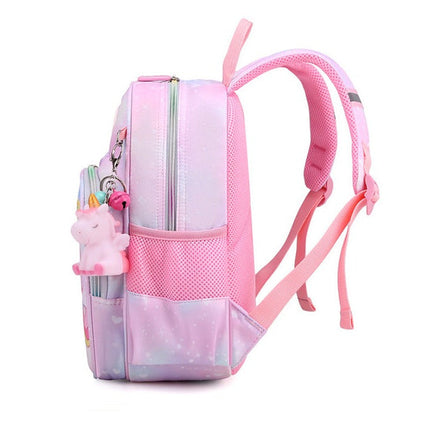 Kids Backpack for School, Pink Backpack with Padded Straps