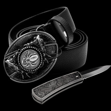Self-Defense Belt with Hidden Knife Compartment | Discreet Protection Gear