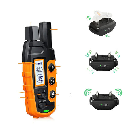 Remote Dog Training Collar with Adjustable Settings | Waterproof E-Collar for Obedience Training and Behavior Correction