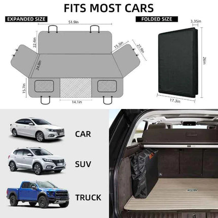 Pet Car Seat Extender with Non-Slip Design | Safe Travel Solution for Dogs