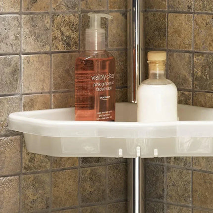 Telescopic Bathroom Storage Rack with Adjustable Shelves | Space-Saving Organizer for Clutter-Free Bathrooms