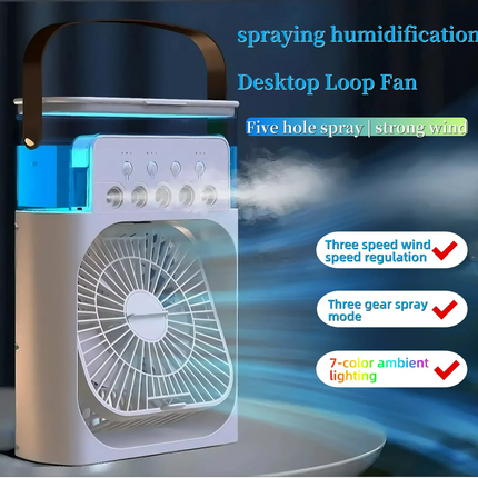 Portable Air Cooler 3 in 1, Quiet Portable Fan for Office – image 5