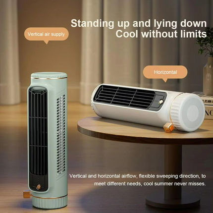 Portable Fan, Bladeless Tower Fan with Automatic Oscillation and 360 Air Circulation – image 4