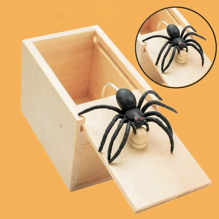Spider Box Prank Gift, Surprise Box with Rubber Spider Toy, April Fools Prank, Practical Jokes, Gag Gifts, Funny Gifts