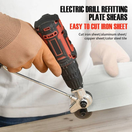 Sheet Metal Cutter Drill Attachment